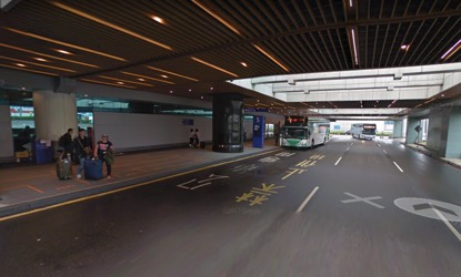 桃園機場客運第二航廈上、下車處