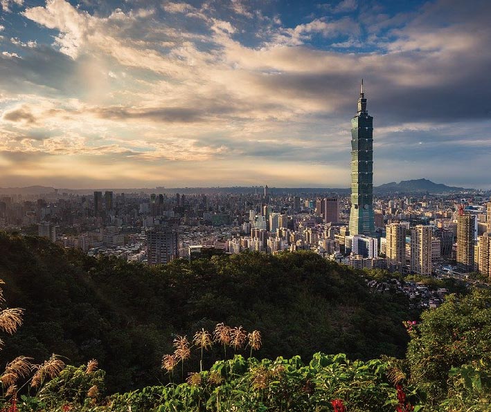 台北城市景觀：101大樓