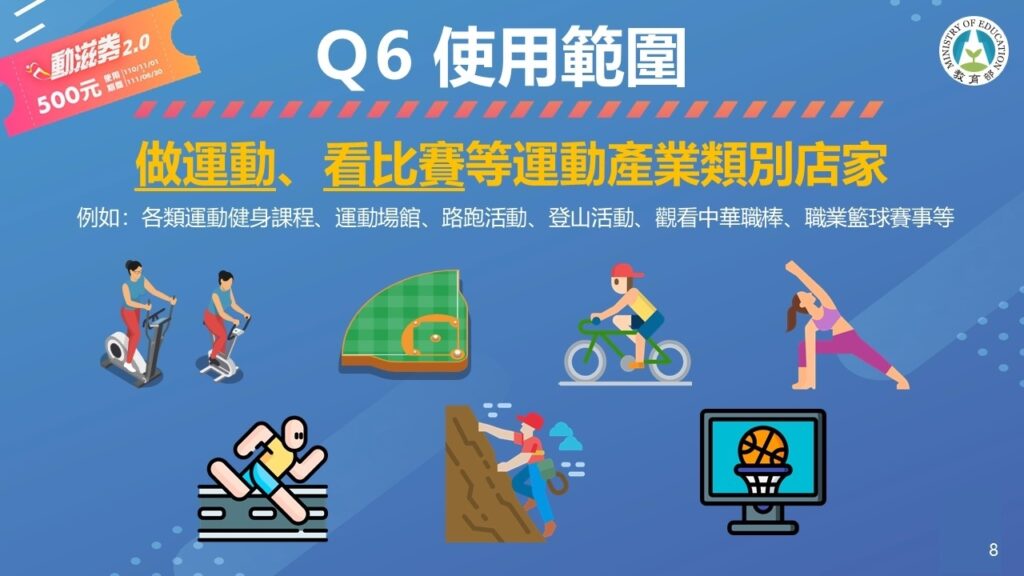 動滋券使用範圍