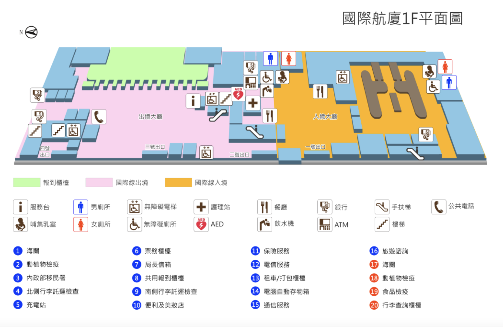 松山/小港/清泉崗機場國際航班資訊常見問題